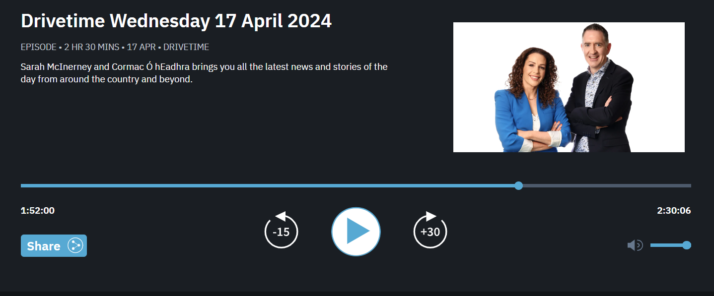 Podcasts and Radio – Sinéad McCAULEY LAMBE